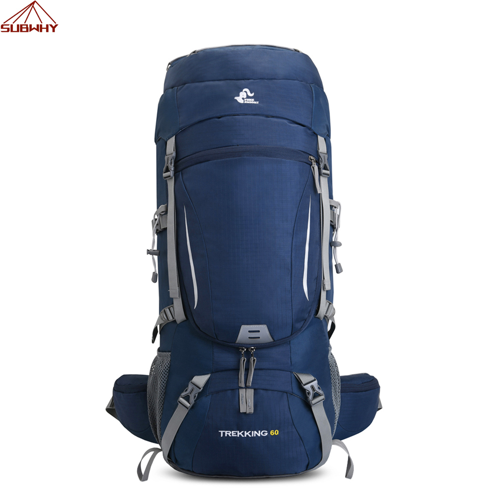 New Design 60L Outdoor Multifunctional Backpack Fashion Hiking Camping Large Capacity Bag