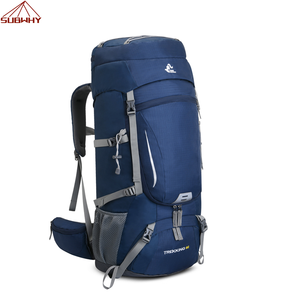 New Design 60L Outdoor Multifunctional Backpack Fashion Hiking Camping Large Capacity Bag